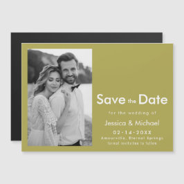 💍 mit Foto Save the Date Magneteinladung