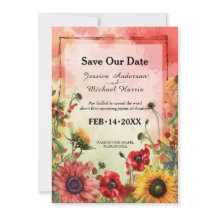 🌻 mit Foto Sunny Petals & Scarlet Blocks