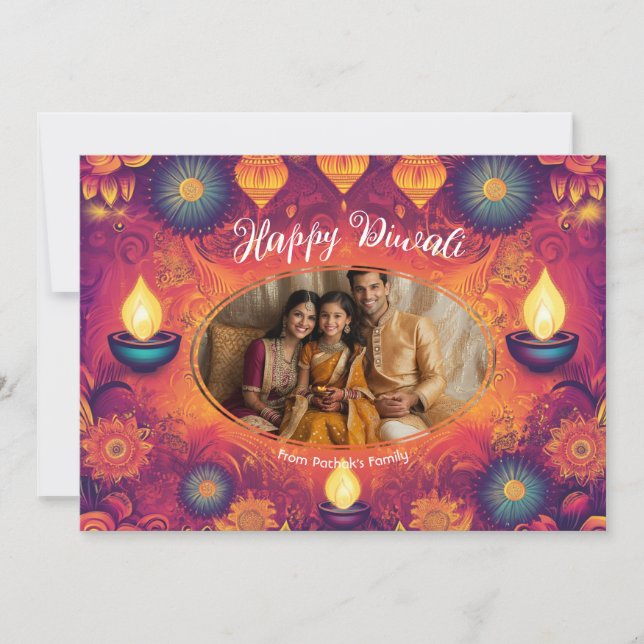 Mit Foto und benutzerdefiniertem Text Lotus Light  Einladung (Vorderseite)