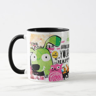 Mit Freunden zu teilen Spaß-Cartoon-Kaffee-Tasse, Tasse