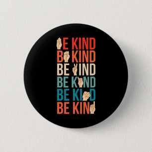 Mit freundlicher Deaf-mute-Zeichensprache Button