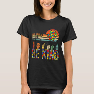 Mit freundlicher Hand Gebärdensprache Asl Puzzle A T-Shirt