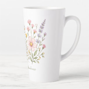 Mit Freundlichkeit blühen Blumen-Tasse Milchtasse
