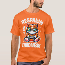Mit Freundlichkeit Niedlicher Gamer wiederhergeste T-Shirt