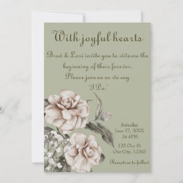 Mit fröhlichen Herzen Einladung