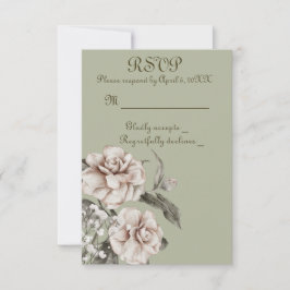 Mit fröhlichen Herzen RSVP Karte