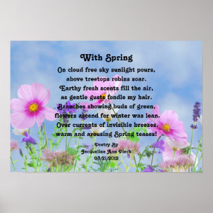 Mit Frühlingsgedichte Poster