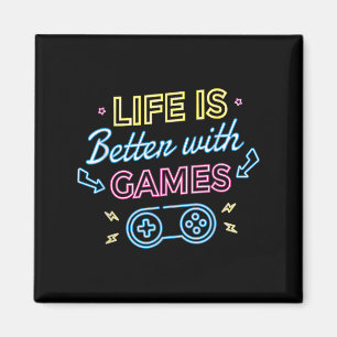Mit Games L Gaming Gamer Video Gam ist das Leben b Magnet