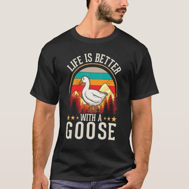 mit Gänse-Bauer Gänse T-Shirt (Vorderseite)