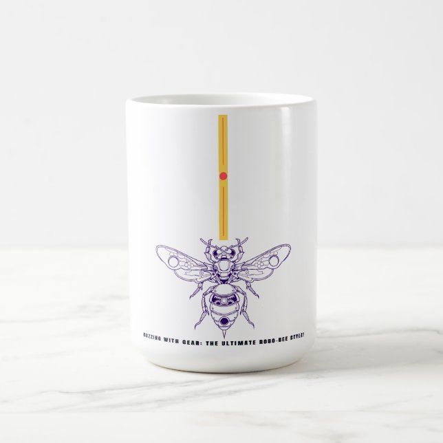 Mit Gear zaubern: Robo-Bee Style! Kaffeetasse (Mittel)