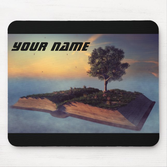 Mit Gedanken schweben Mousepad (Vorne)