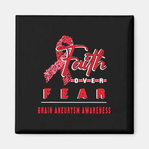 MIT GEHIRN ANEURYSM AWARENESS FAITH IMMER OVER F MAGNET