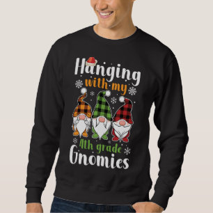 Mit Gnomies verbringen Weihnachten Weihnachten Wei Sweatshirt