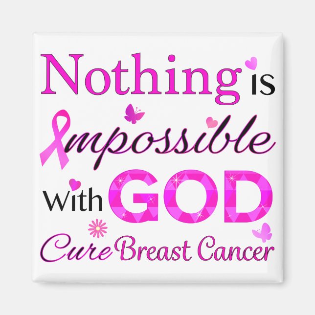 Mit GOD ist nichts unmöglich Magnet (Vorne)