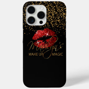 Mit Gold Confetti & Red Lips zaubern Case-Mate iPhone Hülle