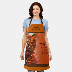 Mit Gott alles Mögliche Inspiration Personalisiert Schürze
