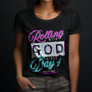 Mit Gott auf Rollen - Christliche Gläubige für Fra T-Shirt