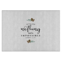 Mit Gott darf nichts unmöglich sein