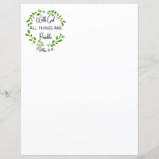 Mit Gott ist alles möglich