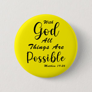 Mit Gott ist alles möglich Button