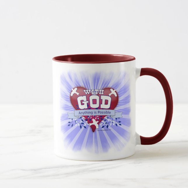 Mit Gott ist alles möglich Tasse (Rechts)