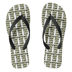 Mit Gott können Sie auf der Basis von Allround Uni Flip Flops