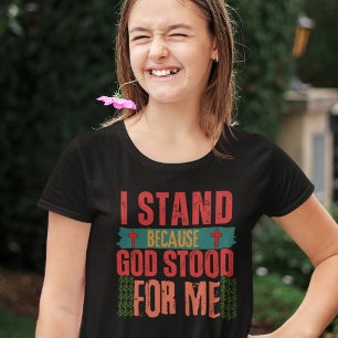 Mit Gott rollen Täglicher Christus Christentum T-Shirt