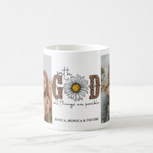 "Mit Gott sind alle Dinge möglich" Fototasse Kaffeetasse