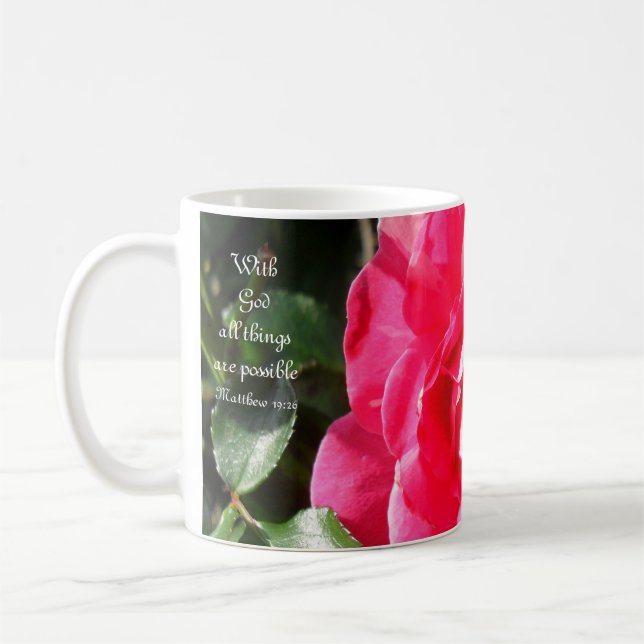 Mit Gott sind alle Sachen mögliche… Tasse (Links)