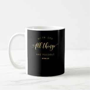 Mit Gott sind alle Sachen mögliches Matthew-19:26 Kaffeetasse