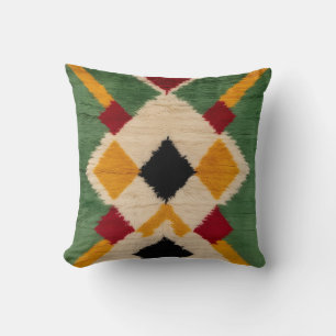 Mit grünen Kilim-Kissen den Raum verändern Kissen