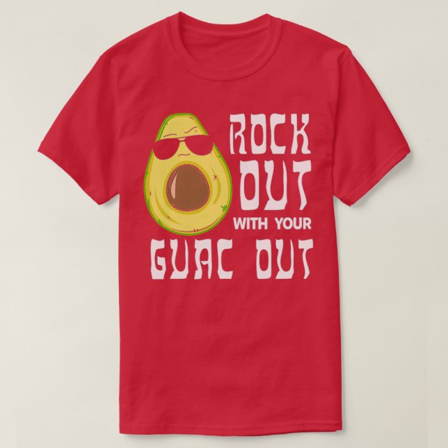 Mit guacamole avocado d. T-Shirt (Design vorne)
