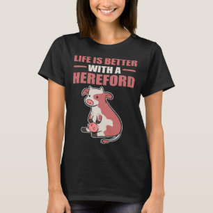 mit Hereford Cow Bauer T-Shirt