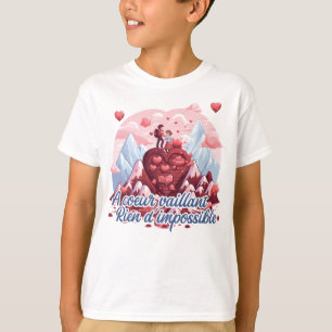 Mit Herzen, nichts Unmögliches T-Shirt