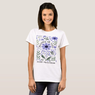 Mit Hoffnung für ein GERD-Bewusstsein blühen T-Shirt