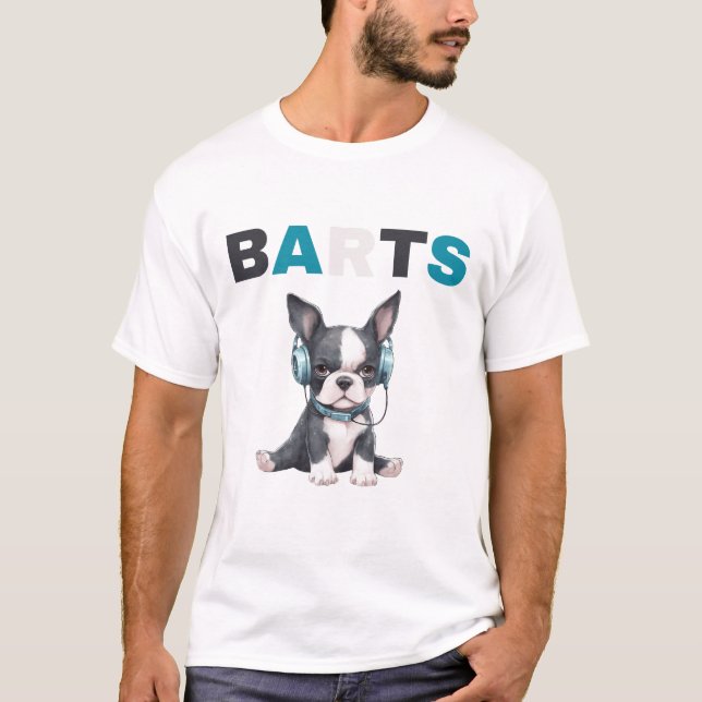 Mit Hunden ist das Leben besser." T-Shirt (Vorderseite)