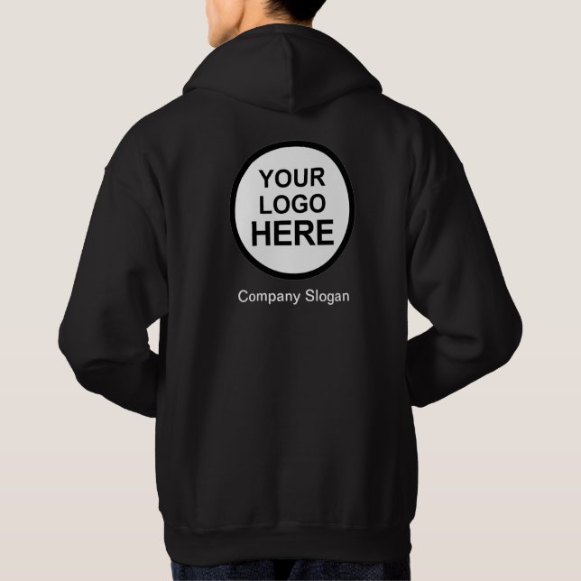 Mit Ihrem Business-Logo auf der Rückseite Hoodie (Rückseite)