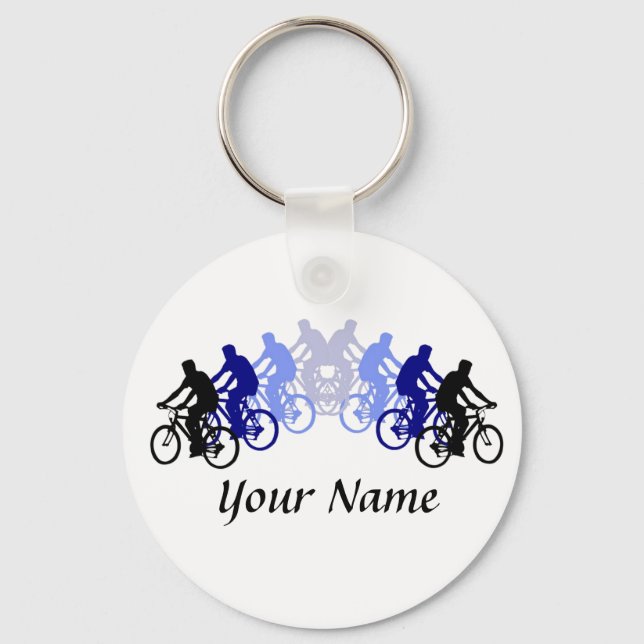Mit Ihrem Namen Bike, Fahrrad, Fahrrad, Schlüsselanhänger (Vorderseite)