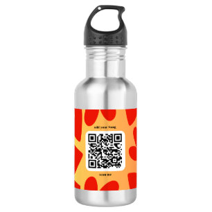 Mit individuellen persönlichen Song per QR-Code Edelstahlflasche