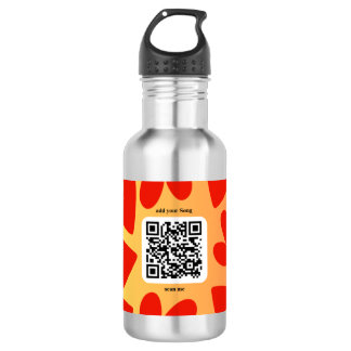 Mit individuellen persönlichen Song per QR-Code Edelstahlflasche