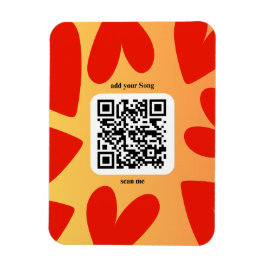 Mit individuellen persönlichen Song per QR-Code Magnet