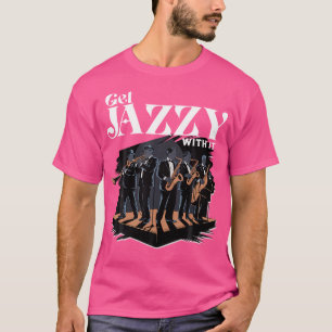 Mit Jazz Musician Brass Instrument können Sie Jazz T-Shirt