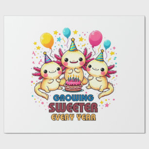 Mit jedem Jahr wird süßer Geschenkpapier