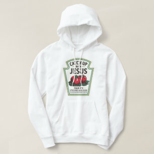 Mit Jesus auf den neuesten Stand kommen Hoodie