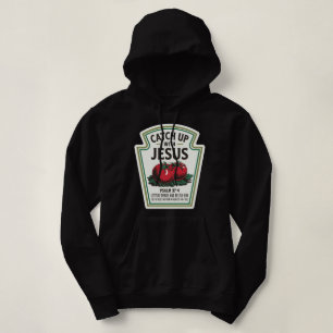 Mit Jesus auf den neuesten Stand kommen Hoodie
