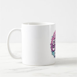 Mit Kaffee und Code betrieben Kaffeetasse