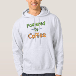 Mit Kaffee versorgt Hoodie