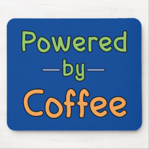 Mit Kaffee versorgt Mousepad