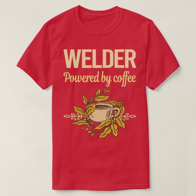 Mit Kaffeeschweißer betrieben T-Shirt (Design vorne)