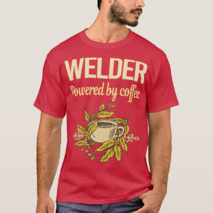 Mit Kaffeeschweißer betrieben T-Shirt